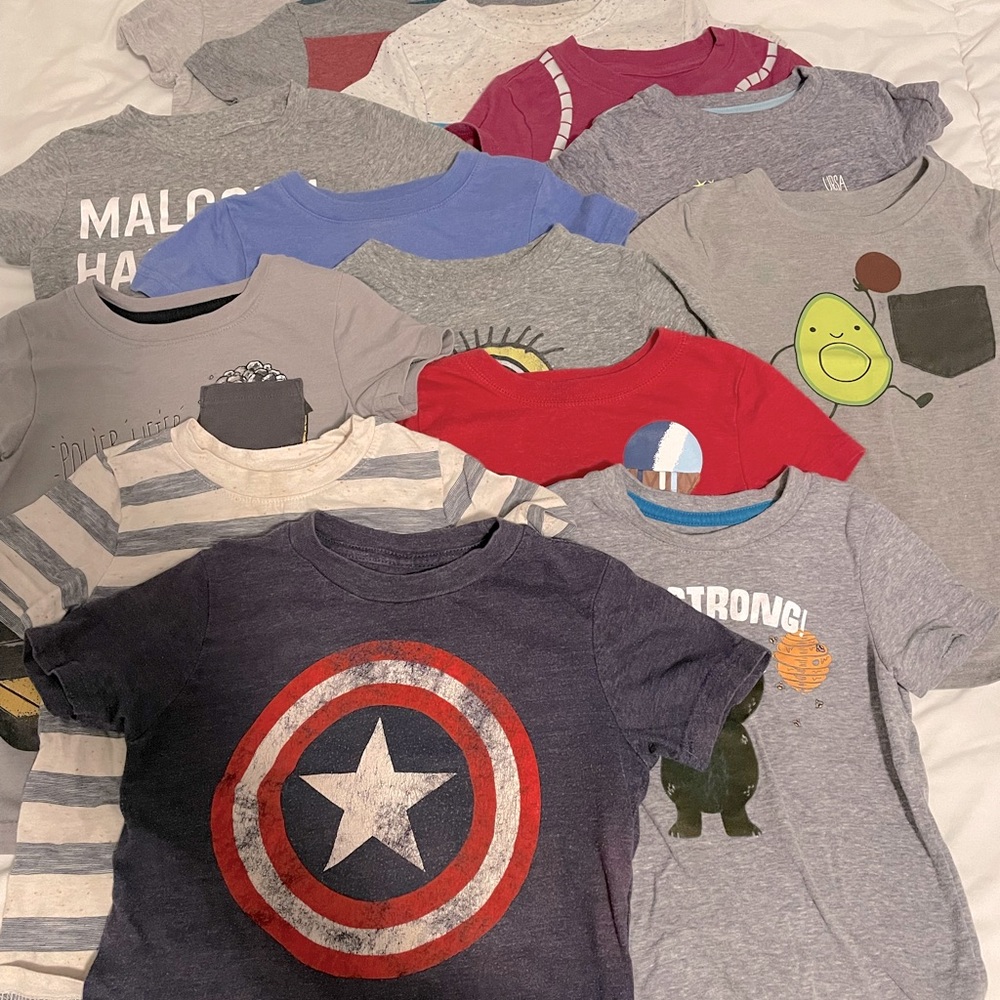 14 2T Cat and Jack boys t-shirts